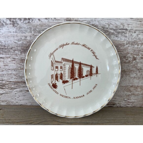 Sigma Alpha Sorority 50th Anniversary Plate Inter Faith Chapel Wichita, KS 1963 - Picture 1 of 11
